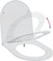vidaXL - Snelle - Afneembare - WC-zitting - met - Zachte - Sluiting - Duroplast - Wit