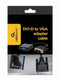 Gembird A-DVID-VGAF-01 - Verloopkabel DVI-D naar VGA - 20 cm - Zwart