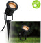 Paulmann - LED-tuinspot - Insectvriendelijk 2200K 4,3W 320lm IP65 Zwart Metaal (1 stuk)