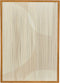 Mica Decorations Muurdecoratie - Cirkel - L50 x B70 x H3 cm - Beige