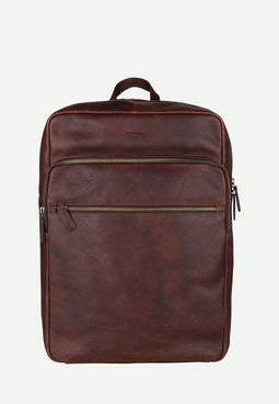 Burkely Antique Avery - Rugzak - 15,6" laptopvak - Bruin
