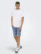 ONLY & SONS ONSPLY JOG BLUE SHORTS PK 8584 DNM NOOS Heren Broek - Maat M