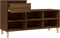 vidaXL - Schoenenkast - 102x36x60 - cm - bewerkt - hout - bruin - eikenkleur