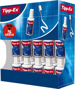 Correctievloeistof Tipp-ex Rapid 20ml foam 15+5 gratis | 270 stuks