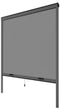 Raammuggennet L125 x H145 cm in antracietgrijs aluminium - In te korten in breedte en hoogte