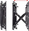 B-Tech Heavy Duty Pop-Out Muurbeugel - Max. 125 kg - VESA 200x100mm tot 400x400mm - Zwart