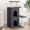 vidaXL - Kattenmeubel - met - sisal - krabpalen - 97 - cm - donkergrijs