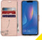 Accezz Hoesje Geschikt voor Huawei P Smart (2019) Hoesje Met Pasjeshouder - Accezz Wallet Softcase Bookcase - Roze