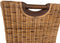 SVJ Eetkamerstoel Vierkant - 64 x 45 x 91 cm - Rotan - Bruin