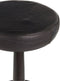 J-Line barstoel - leer/metaal - zwart