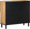 vidaXL - Dressoir - 80x33x75 - cm - massief - mangohout - bruin