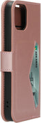 Mobiparts Classic Wallet Case - Flip Cover - Ruimte voor pasjes - Roze (iPhone 13, iPhone 14)