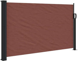 vidaXL - Windscherm - uittrekbaar - 120x600 cm - bruin