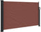 vidaXL - Windscherm - uittrekbaar - 120x600 cm - bruin