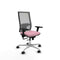 Piqueras y Crespo 3D086N0 - Bureaustoel - Verstelbare hoogte met armleuning - Roze