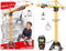 Dickie Toys - Giant Constructie Kraan 120 cm - Afstandsbediening 350° draaiend - Voor kinderen vanaf 3 jaar
