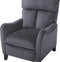 Beliani ROYSTON - TV-fauteuil - Grijs - Kunststof