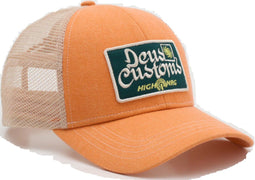DEUS Open Head Trucker cap - Radiant Yellow