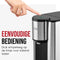 DistinQ Heetwaterdispenser - Luxe Instant Waterkoker - 2,5 Liter - Afneembaar Reservoir - Zilver Zwart