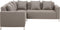 Beliani BELIZE - Loungeset voor 5 - Beige - Kunststof