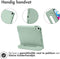 Accezz iPad 10.9 (2022) - Kidsproof Backcover met handvat - Schokabsorberend - Olijfgroen