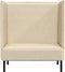vidaXL - Hoogrugbank - Crème - 109x56x121 - cm - Stof