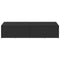 vidaXL - Tuinbox - 220x50x58 - cm - poly - rattan - zwart
