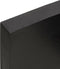 vidaXL - Wastafelblad - 60x40x(2-6) - cm - behandeld - massief - hout - donkerbruin