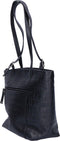 Berba Dames Leren Shopper Laguna 805-313 Zwart