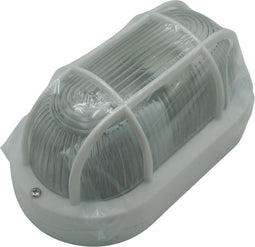 Benson Ovale buitenlamp - wit - waterdicht - onderhoudsvrij - E27 fitting