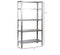 ERRO Storage - Opbergrek - 500 kg draagkracht - 193 cm hoog - 100 cm breed - 5 legborden - Grijs