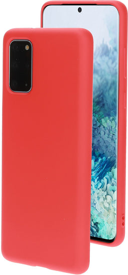 Mobiparts Galaxy S20 Plus - Silicone Cover - Soft-touch - Rood