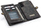 Caseme - Vintage 2 in 1 portemonnee hoes - Geschikt voor Samsung Galaxy S22 Plus / S22+ - Zwart