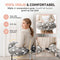 Vulpes Goods® BabyCare - Voedingskussen - 3in1 - Premium Grey Cloudy