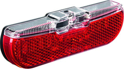 TRELOCK LS 611 DUO FLAT - E-bikeachterlicht 6V-12V - Plat design met reflector - Zwart