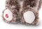 NICI Knuffel Wasbeer - Clooney - pluche - grijs - 15 cm - knuffeldier