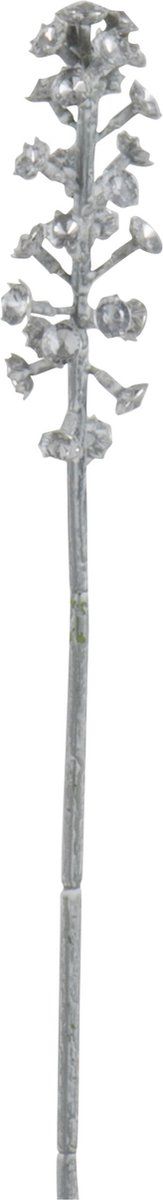 J-Line tak Strass - kunststof - blinkend zilver - small