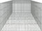 vidaXL - Konijnenkooi - met - 5 - panelen - 273x79x54 - cm - gegalvaniseerd - ijzer
