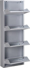 Bizotto - Witte Metalen - Schoenenrek - Bizzotto Eyvin - 139 x 50 cm