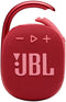 JBL Clip 4 - Draadloze speaker - IP67 waterdicht - Rood