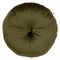Dutch Decor - OLLY - Sierkussen rond velvet Ø40 cm - Military Olive - groen