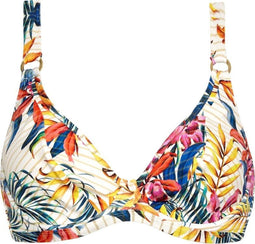 Cyell PARADISE MORNING - Bikinitop Halter Niet Voorgevormd met Beugel Dames - Maat 38D - Multicolor
