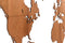MiMi Innovations® Exclusieve Houten Wereldkaart - Muurdecoratie - Wanddecoratie - Muursticker - 130x78 cm/51.2x30.8 inch - Sapele