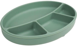 THERMOBABY - Kinderbordje - Siliconen met zuignap en compartimenten - Cactusgroen