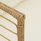 vidaXL - Tuinstoel - met - kussens - poly - rattan - naturel