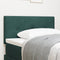 vidaXL - Hoofdbord - Met - Knopen - Donkergroen - 100 - cm - Velours