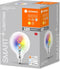 LEDVANCE SMART LED-lamp met WiFi-technologie, E27, RGB-kleuren veranderlijk, Globe-vorm, gekleurd filament als stemmingslicht, vervanging voor conventionele 6-W-gloeilampen, controleerbaar met Alexa, Google & App