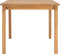 vidaXL Tuintafel 150x90x75 cm massief teakhout