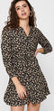 ONLY ONLCORY LS V-NECK TUNIC WVN NOOS - Korte jurk met lange mouwen - All over print - Maat L