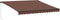 vidaXL - Luifel - handmatig - uittrekbaar - 400x300 - cm - bruin
